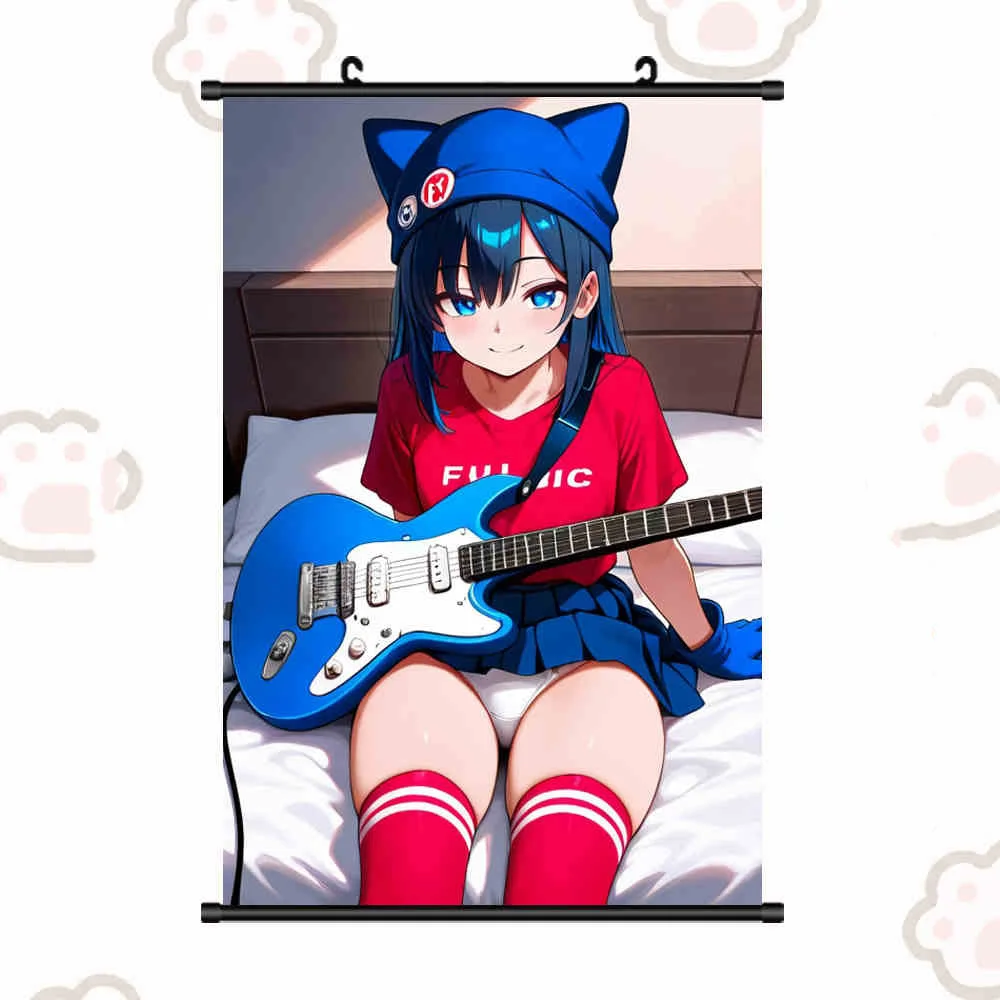 

Game MiSide : ミサイド Poster Kind Mita Cool Mita Short-haired Tiny Mita Cosplay Scroll Mural Wall Hanging HD Poster Home Art Decor