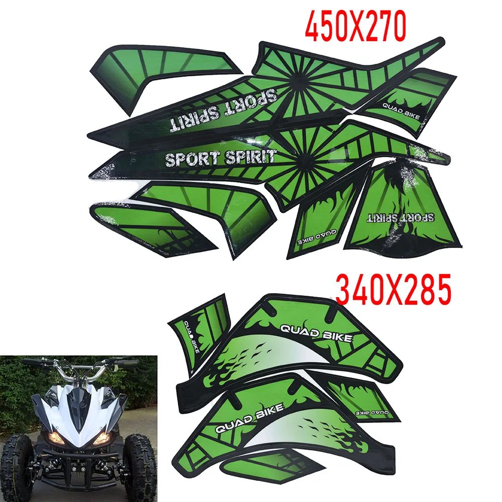 Sticker Decal For 49CC Or Electric Mini ATV Kid's Quad Small Sticker Bike