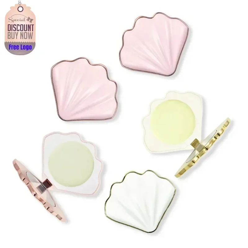 Private Label Pink/white sapone per lo Styling delle sopracciglia a forma di conchiglia impermeabile strumento cosmetico per trucco bianco di lunga durata personalizzato all'ingrosso