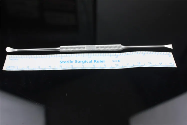 

medical Small animal orthopedic instrument Double Periosteal dissector 5mm flat round head periosteum Periosteal stripping VET