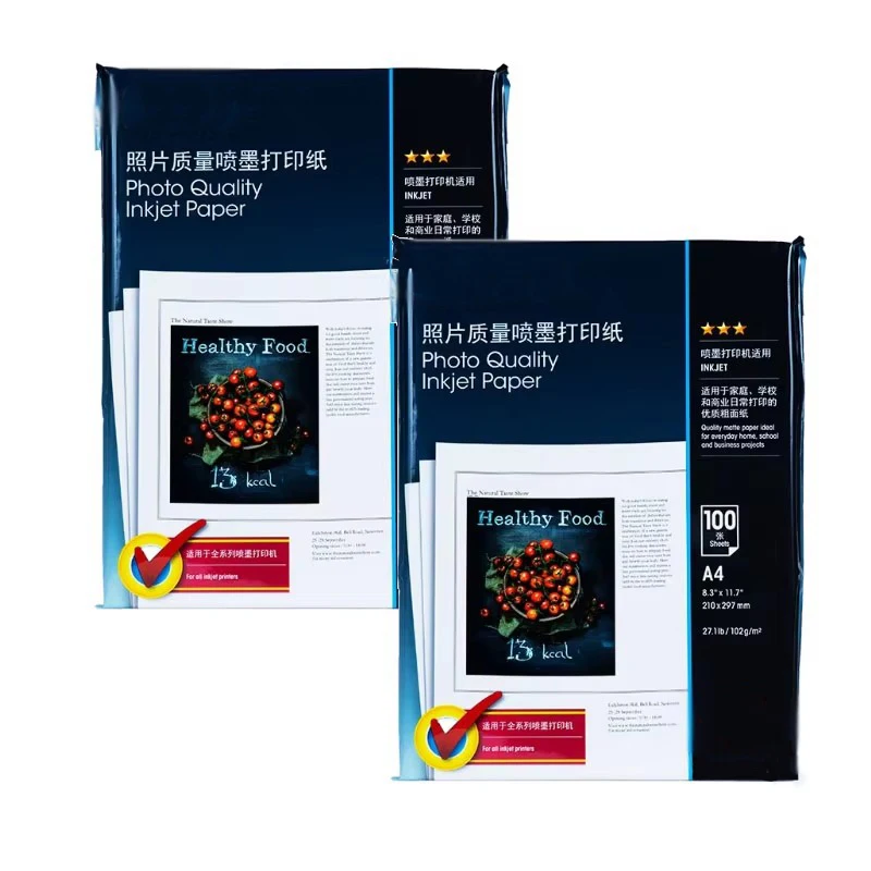

1X For Epson photo quality inkjet printing paper A4 100 sheets/pack [non photo paper], bright colors, healthy
