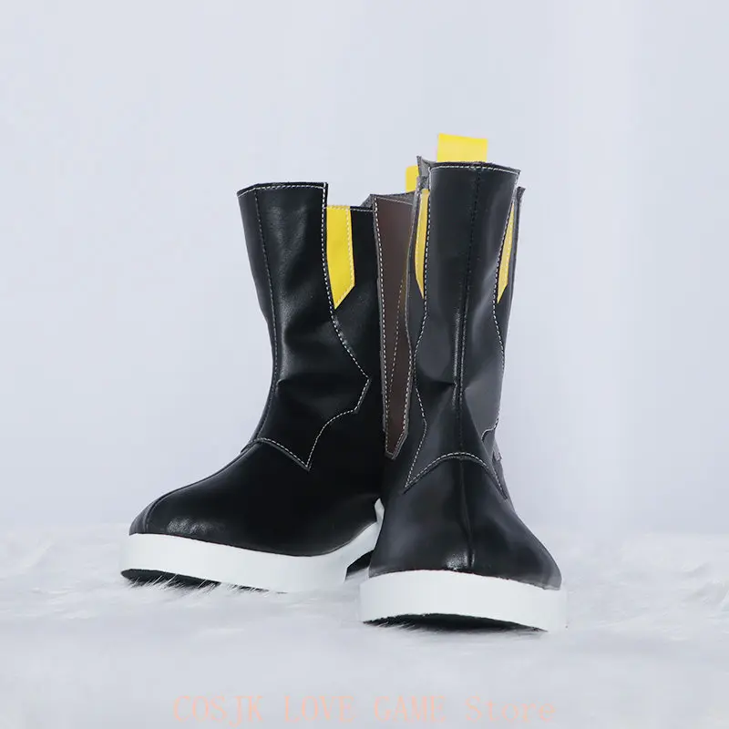 

Anime Caelus Shoes Cosplay Genshin Impact Game New Skin Fashion Universal Mid-calf Boots Halloween Party Role Play Accessories