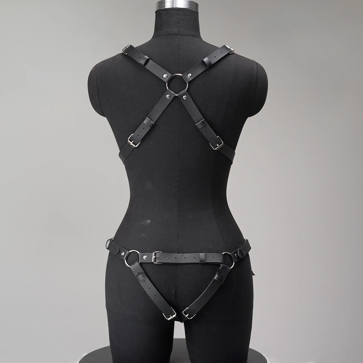 مجموعة الملابس الداخلية BDSM لكامل الجسم من Bondage Harness، BDSM، ملابس داخلية نسائية BDSM، حزام قفص صنم BDSM للنساء #2