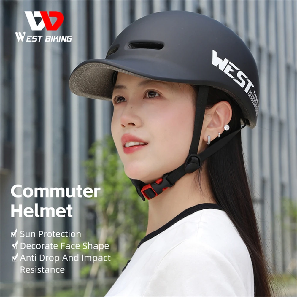 WEST BIKING Cycling Helmet Bike Helmet with Vents Skateboard Helmet Integrally-Molded Bicycle Helmet Sports Helmet for Road Bike