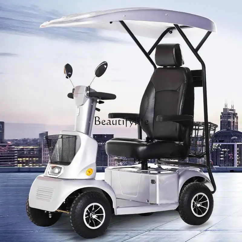 jj *High-end intelligent brake single-seat two-seat electric four-wheel mobility vehicle