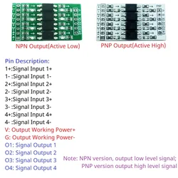 10Khz DI-DO 3.3V 5V 12V 24V  Digital Switch Optical Isolation Module Logic Level Converter for PLC RS485 IO Communication