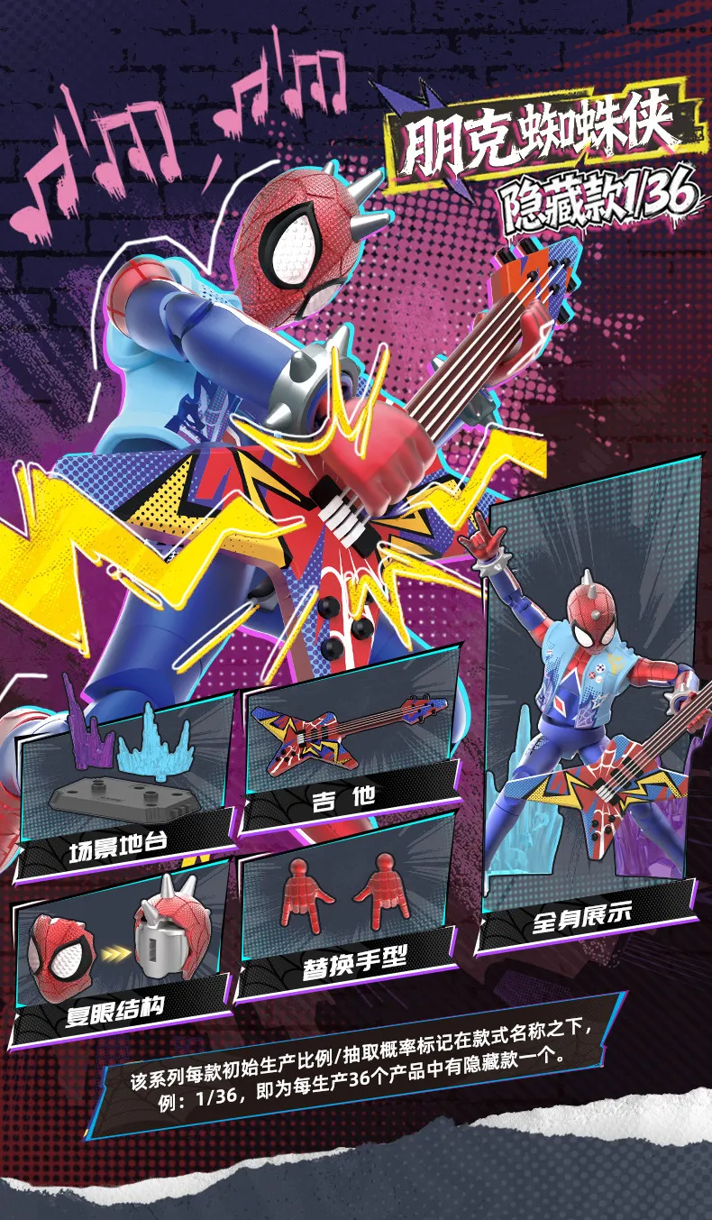 Brandneue Day BLOKEES Original GALAXY 5 6 Spider-Man Doctor Octopus Green Goblin Mysterio Venom Marvel Legend Actionfiguren – Detail 4