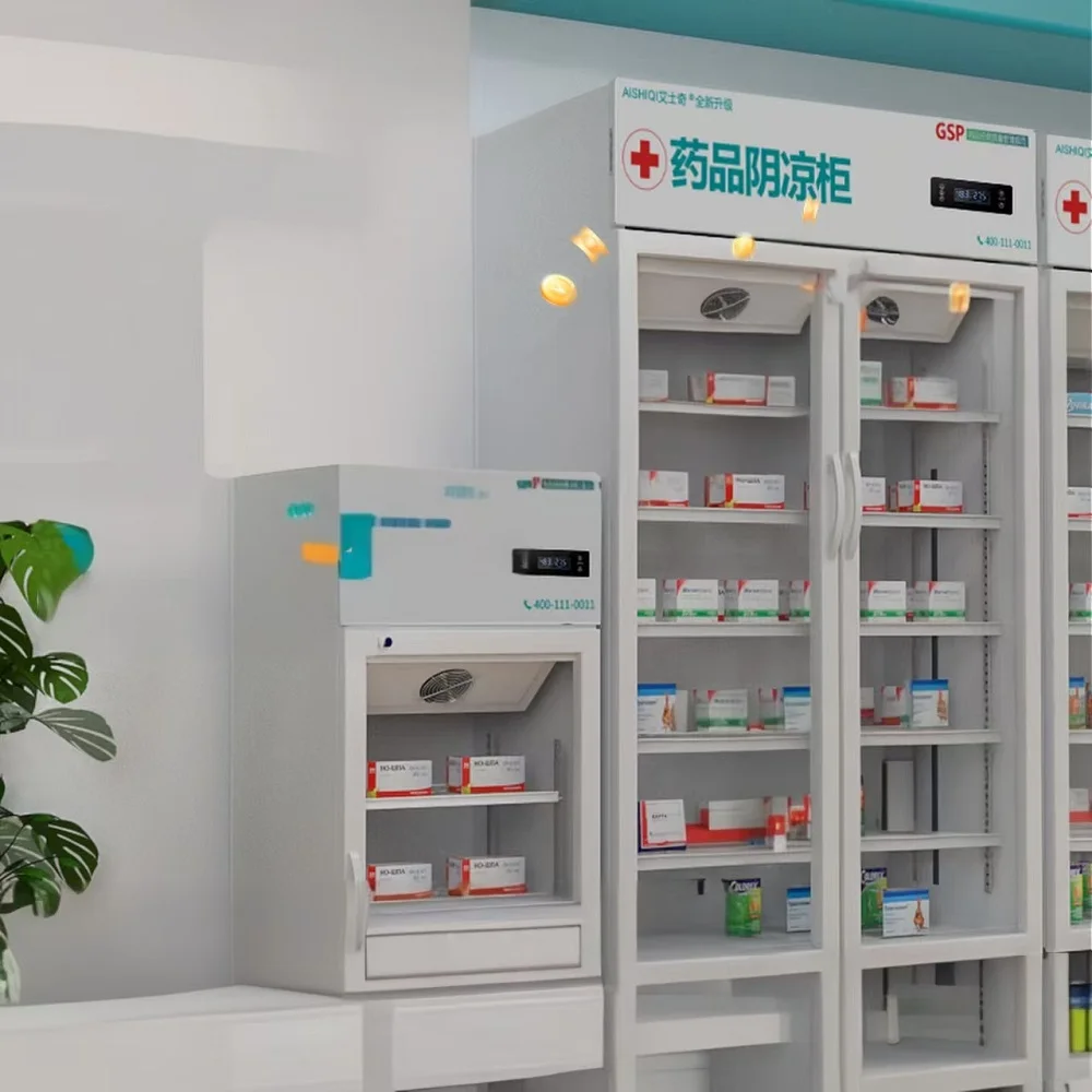 Suitable for all new smart devicesMedical Lab Pharmacy  Refrigerator with Compressor Cooling Digital Display Frost  F