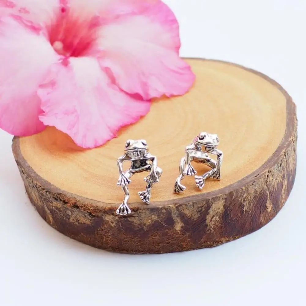 Cute Unique Design Perfect Gift Funny Must-have Retro Trendy Unique Frog Earrings Gift For Women Frog Earrings Funny And Cute