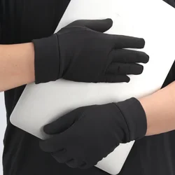 Gants élastiques pour hommes et femmes, gants de conduite, gants de cyclisme, gants de sport de plein air d'hiver, gants de travail noirs, utilisation pour vélo, moto, doux