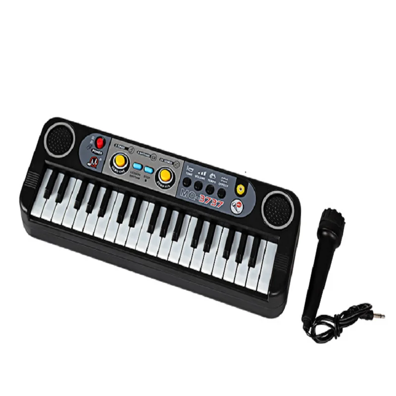 Children's Multi-functional Musical Piano with Microphone, Educational Toy, Enlightenment