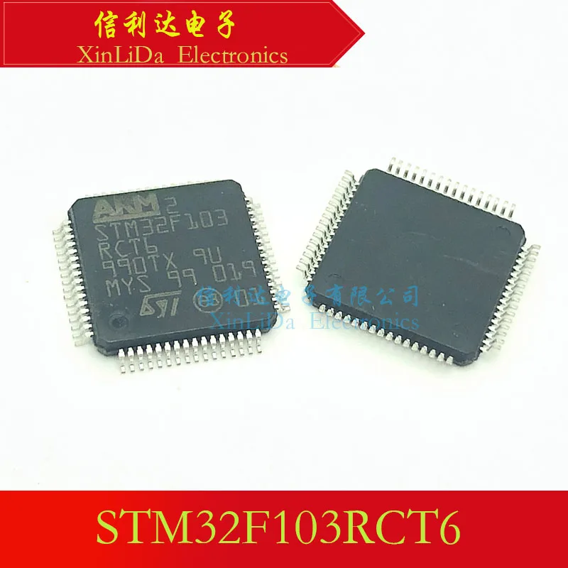 STM32F103RCT6 STM32F103 LQFP64 32-bit Microcontroller chips Embedded Processors New and Original