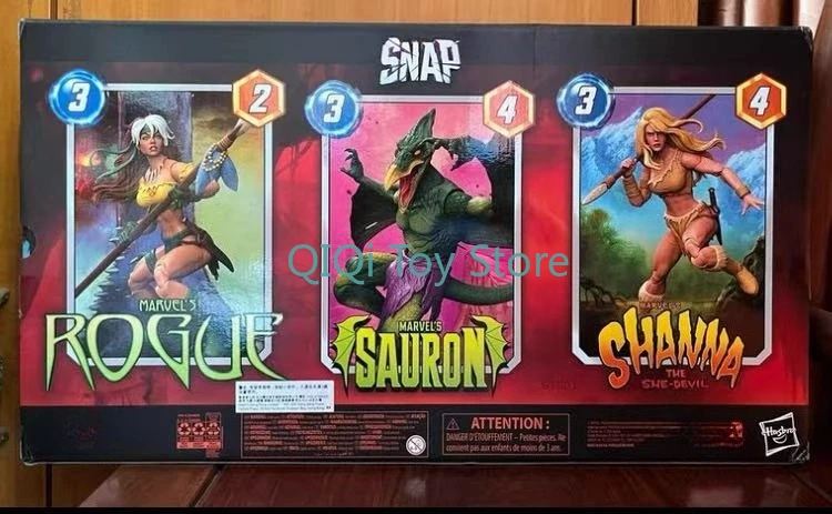 [SDCC Limited] مجموعة هاسبرو ليجند المكونة من ثلاثة أشخاص، فتاة شانا راشا، رجل تنين مجنح