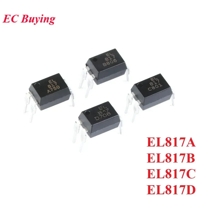 10pcs/lot PC817 EL817 817 EL817A EL817B EL817C EL817D DIP-4 PC817 PC817A PC817B PC817C PC817D IC Optocoupler Chip New Original