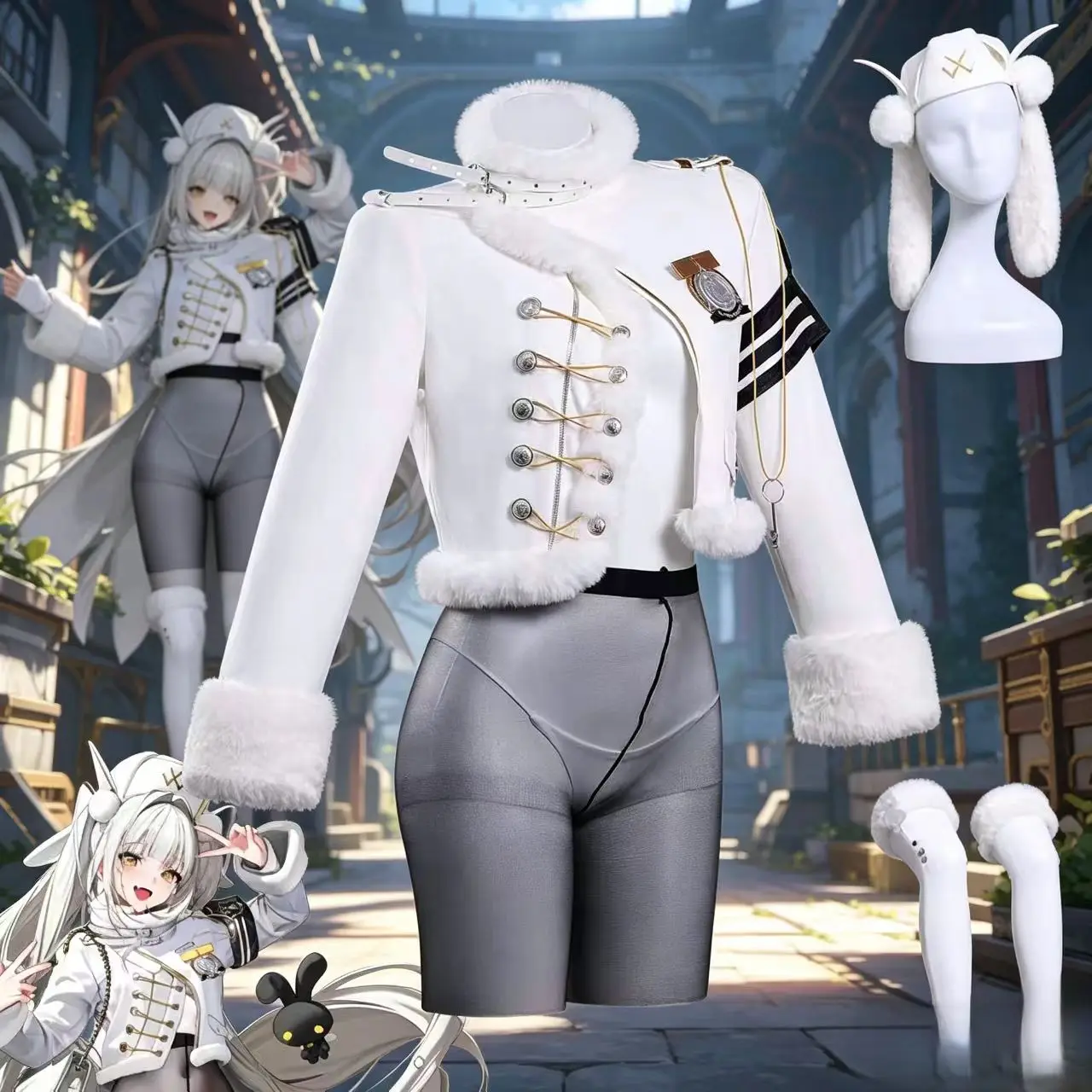 

New Arrival NIKKE Goddess of Victory Blanc Fortune Express Cosplay Halloween