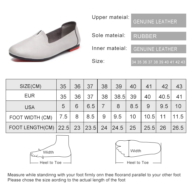 AIYUQI Women shoes spring 2024 new large size women shoes genuine leather casual sweet women flat shoes