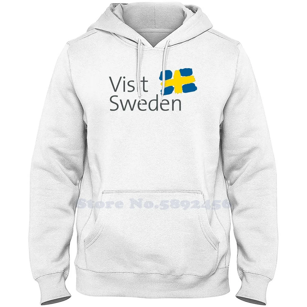 Visit Sweden Brand Logo High-quality Hoodie 2023 New Graphic Sweatshirt