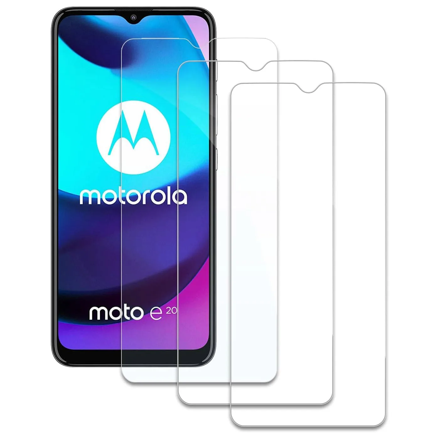 

3pcs Tempered Glass Screen Protectors For Motorola Moto E20 Glass Film