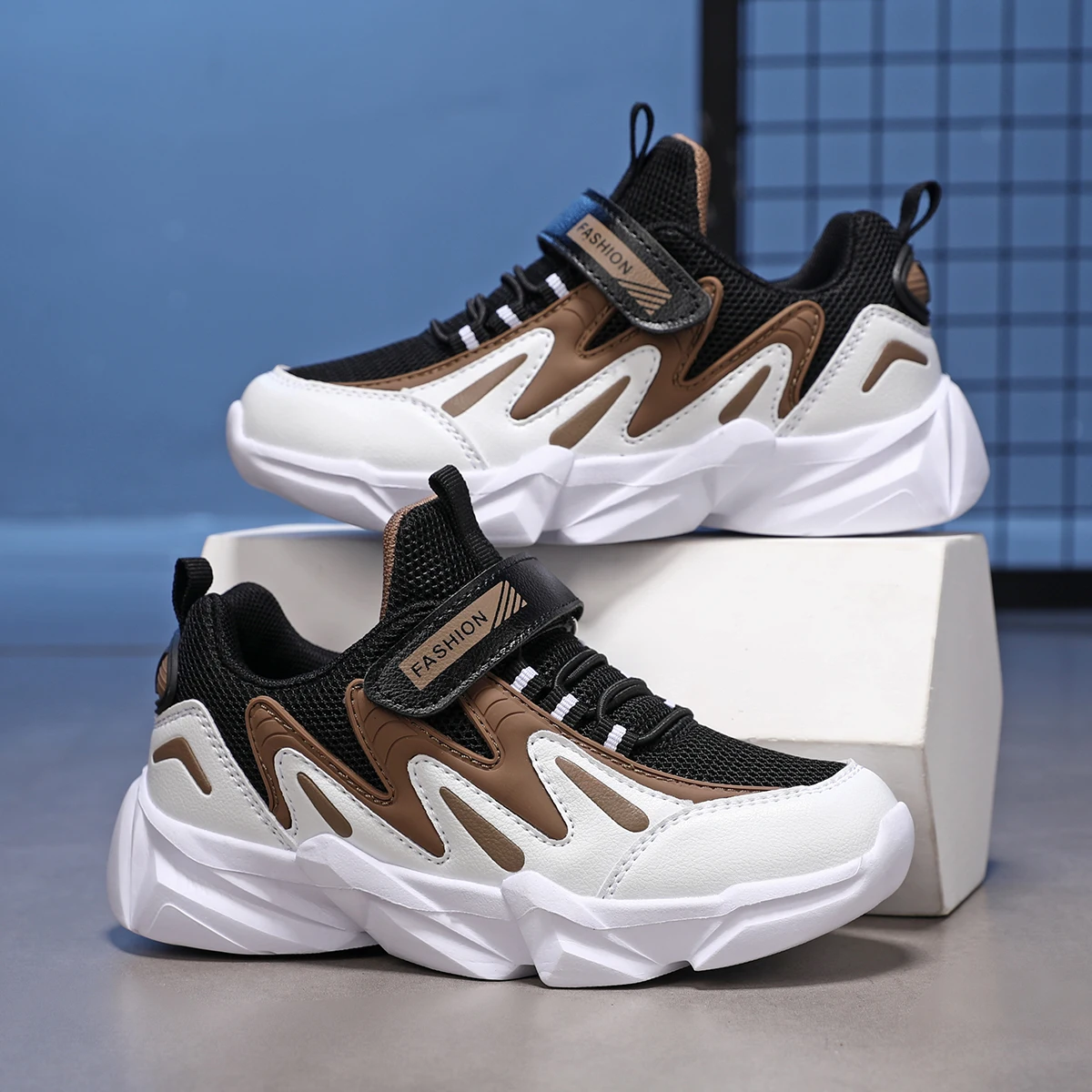 Kinder Casual Jungen Basketball Schuhe Weiche Sohle Kinder Schuhe Non-slip Turnschuhe Schuhe Outdoor Student der Kinder Sport Walking schuhe – Detail 2