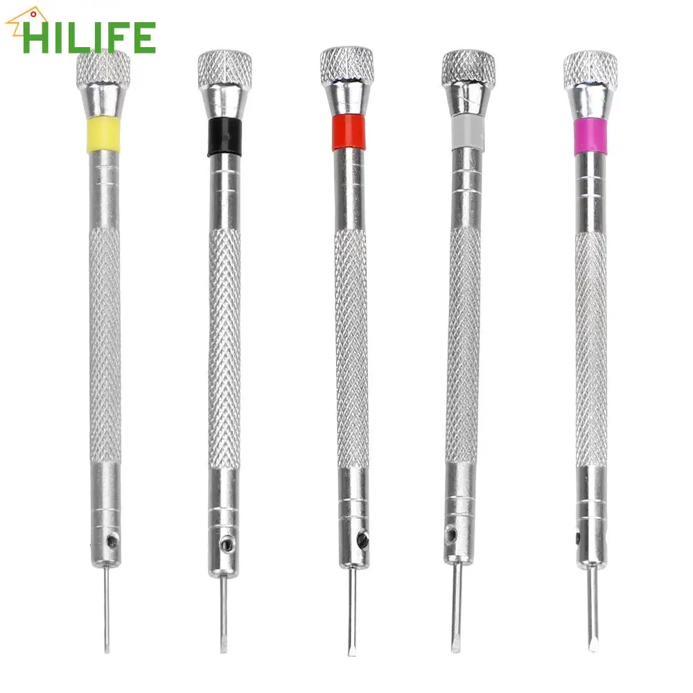 For Eyeglasses Clock Watch Watchmaker Flat Tip Blade Head Repair Tool Precision Slotted Screwdriver 0.8/1/1.2/1.4/1.6mm