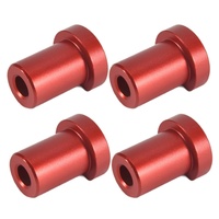 A44Z-4Pcs Aluminum Alloy Bench Dog Clamp For T-Track Woodworking Workbench Positioning Planer Plug Fits Dog Hole