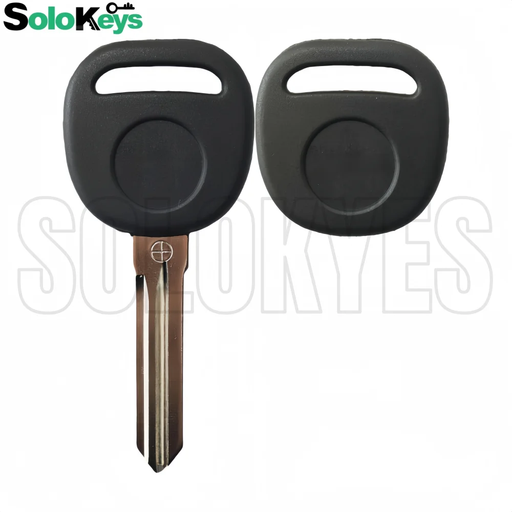 10 ピース/ロット SOLOKEYS シボレー GMC 車ホルダーチップ中空ノーカットブレード交換トランスポンダーキーシェル