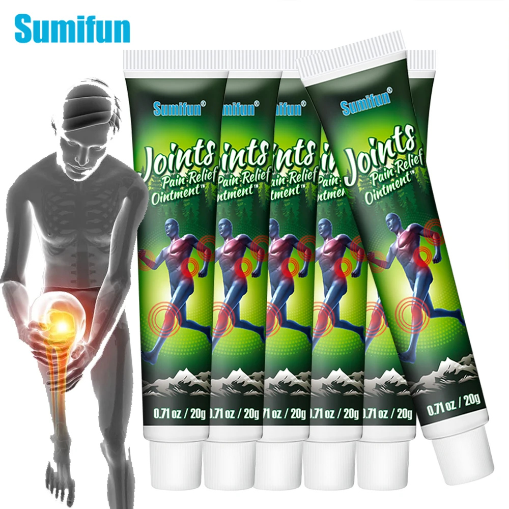 

1/3/6Pcs Sumifun Joint Care Ointment Arthritis Knee Injury Bone Hyperplasia Treat Pain Relief Medical Plaster Body Massage Cream