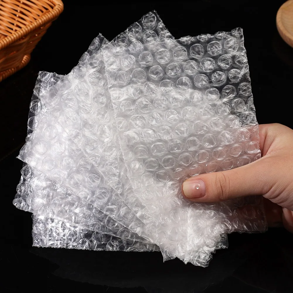 Bubble Cushion Wrap Bags Bulk Double Wall Bubble Cushion Pouches Clear Protective Bags Thickening for Shipping Packing Storage
