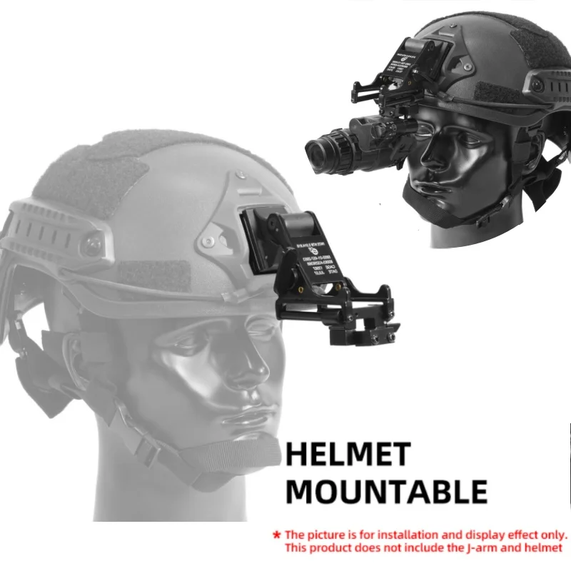 

Тактический шлем BOOIU, подставка для телескопа ночного видения, подходящая подставка для прицела NVG PVS-14/PVS-7, быстрая подставка для спортивного шлема на открытом воздухе