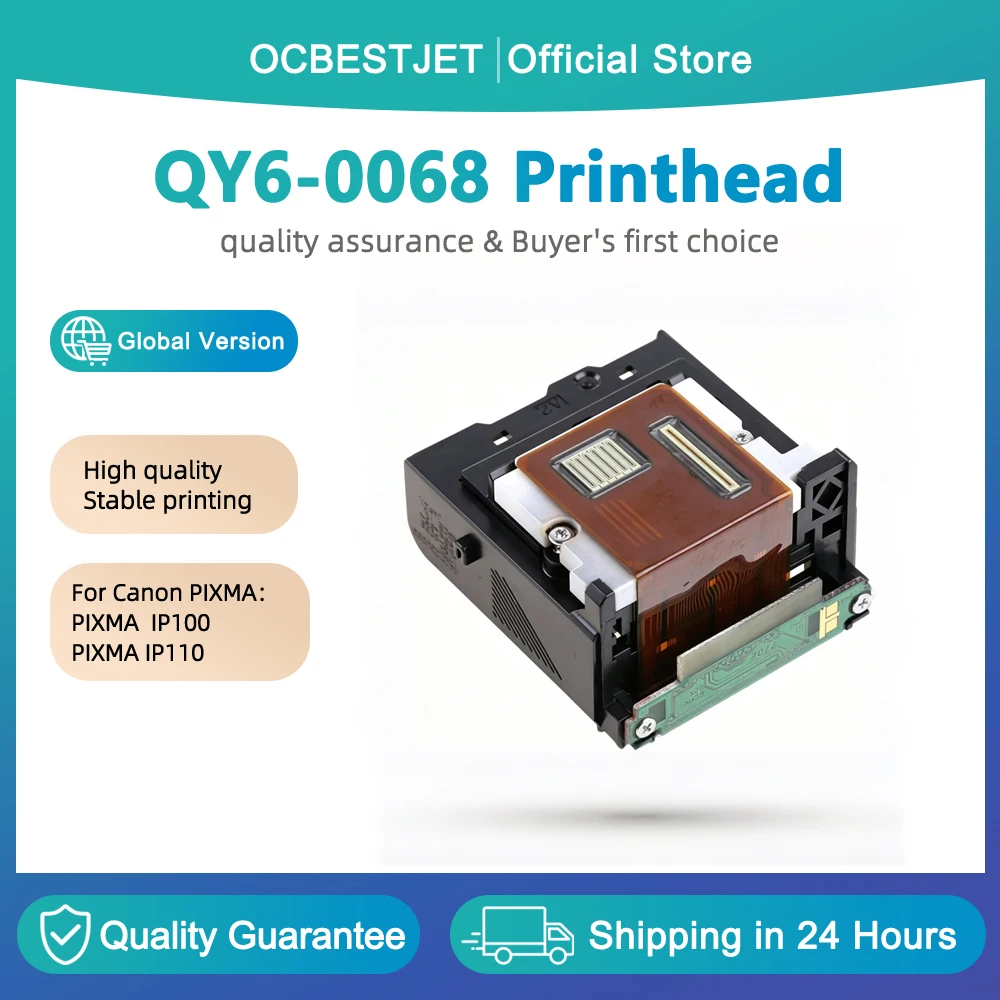 Remanufactured QY6-0068 printhead for Canon QY6-0068 printhead for Canon PIXMA IP100 IP110 TR150 printer