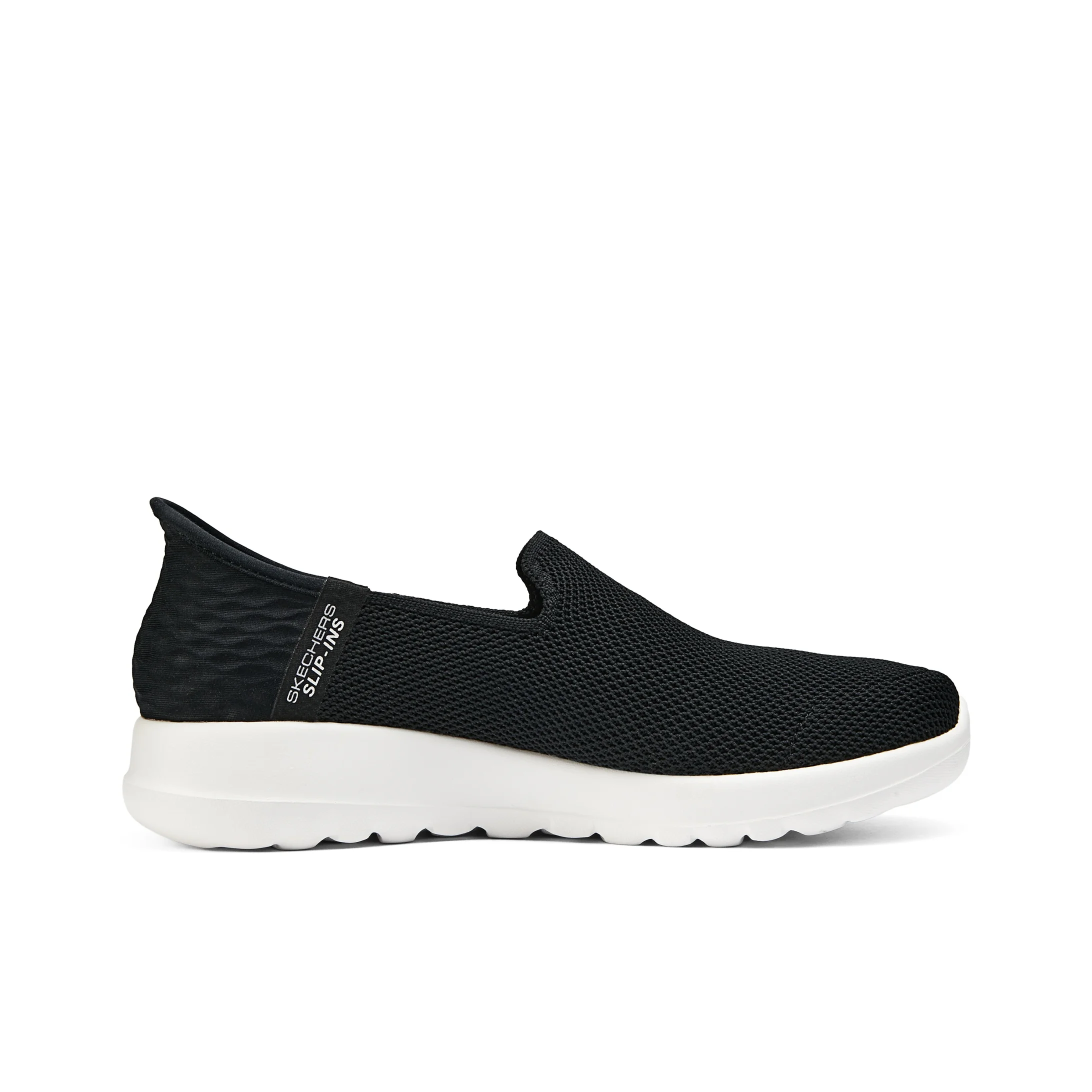 Skechers Abrasion Resistant Breathable Low top Walking Shoes Women's Black White view 4