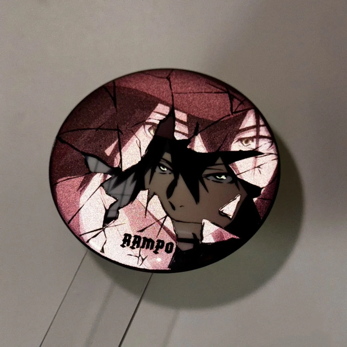 Renowned literary figure, wild dog Dun Akutagawa, Ryunosuke Nakahara, stunning beauty, shattered feeling, reflective badge
