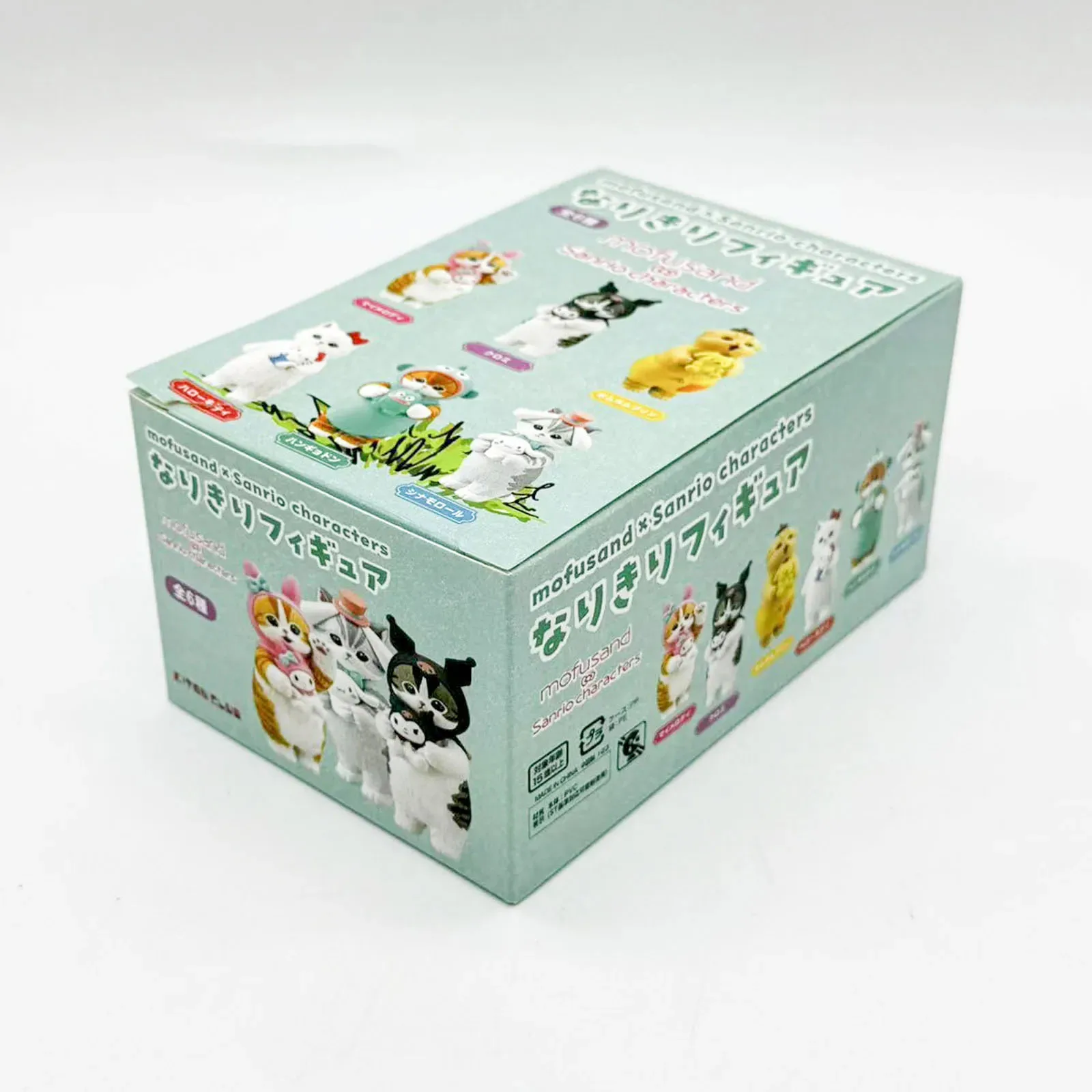 Mufosand Charaktere Hello Kitty Pompompurin Kuromi Kawaii Katzen Neko Blind Box Puppe Geschenk Spielzeug Modell Anime Figuren Sammeln Ornament