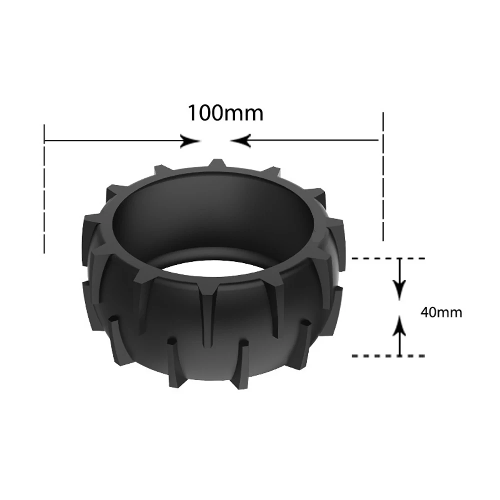 Anti-slip Mower Wheels Robotic Mower Tires For Harsh Outdoor Conditions Premium Natural Rubber Shock-absorbent Design