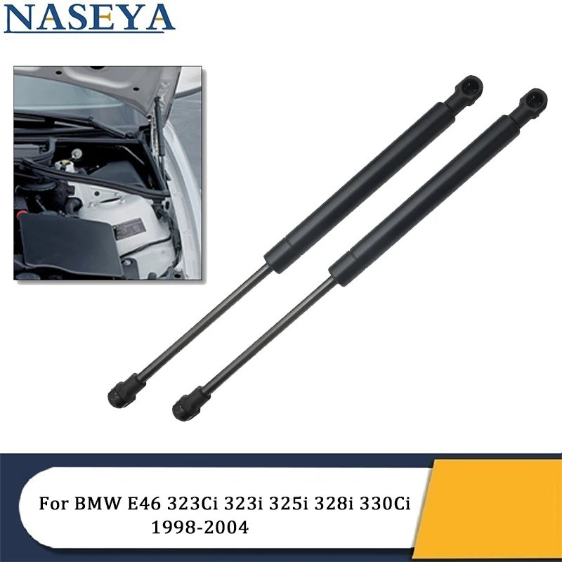 

2Pcs/set For BMW E46 323Ci 323i 325i 328i 330Ci 1998-2004 Car Ftont Bonnet Gas Spring Shock Struts Hood Lift Auto Accessories