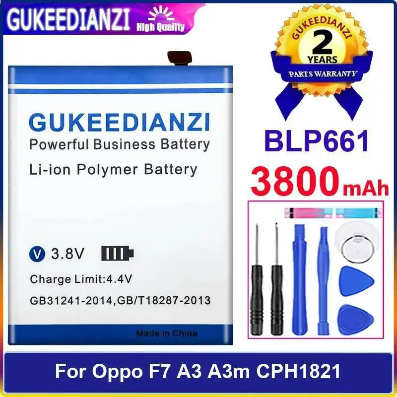 

BLP661 Надежный блок питания для Oppo F7 A3 A3m CPH1821 3800 мАч аккумулятор мобильного телефона