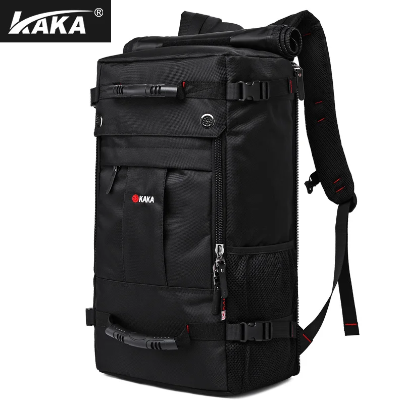 KAKA 50L Waterproof Travel Backpack Men Women Multifunction 17.3 Laptop Backpacks Male outdoor Luggage Bag mochilas Best quality