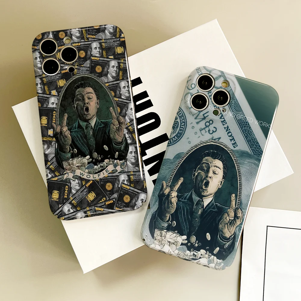 The W-Wolf of W-Wall Street phone case For iPhone 17 16 15 14 Plus Pro Max Mini Air Glossy Best Price HD Hard Cover Film Shell