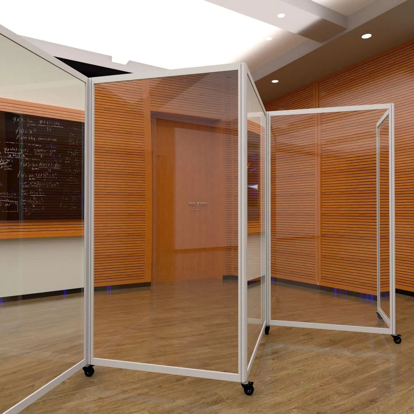 Office Partition,3 Panel Folding Privacy Screen ,Office Partitions and Room Dividers,Acrylic Partition