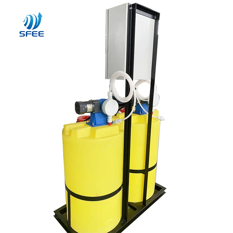 China Manufacturer New Effluent Plant Plastic automatic chlorine dosing  With Pump for Sewage Treatment