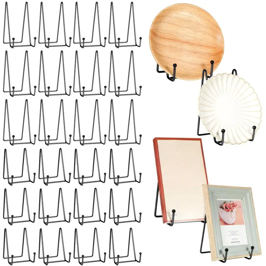 24 Pcs Plate Stands…