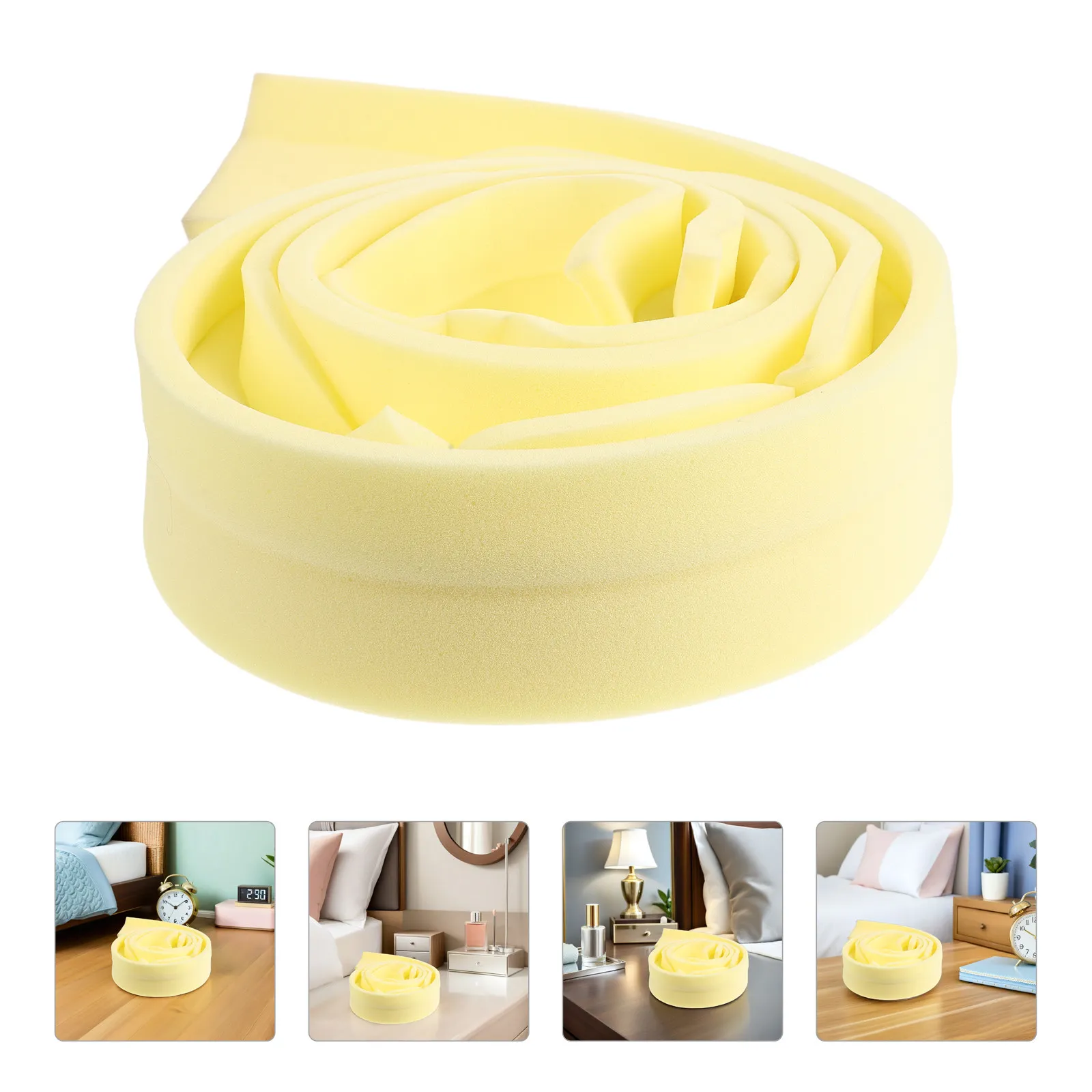 Bed Crevice Filler High Density Sponge Mattress Foam Extender for Headboard Seams Sofa Gap Filling Strip Bed Wall Gap Filler