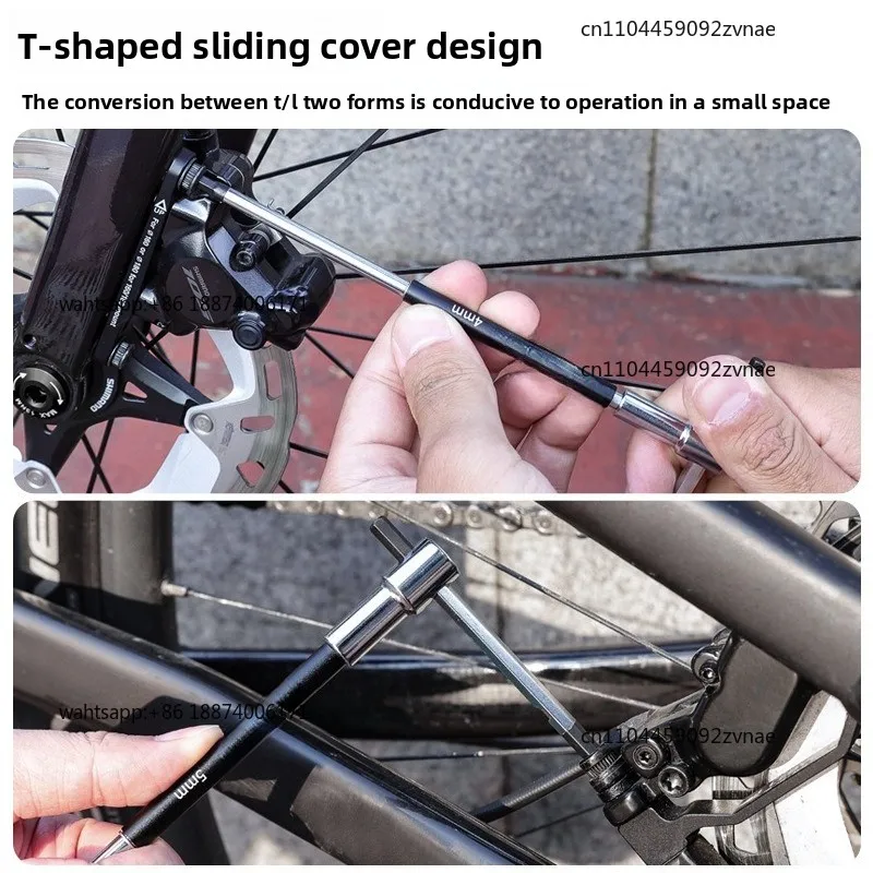 Bicycle Slide Rod Hexagon Wrench 2.5/3/4/5/6/8/10mmT25 Professional T Slide Rod Maintenance Tool