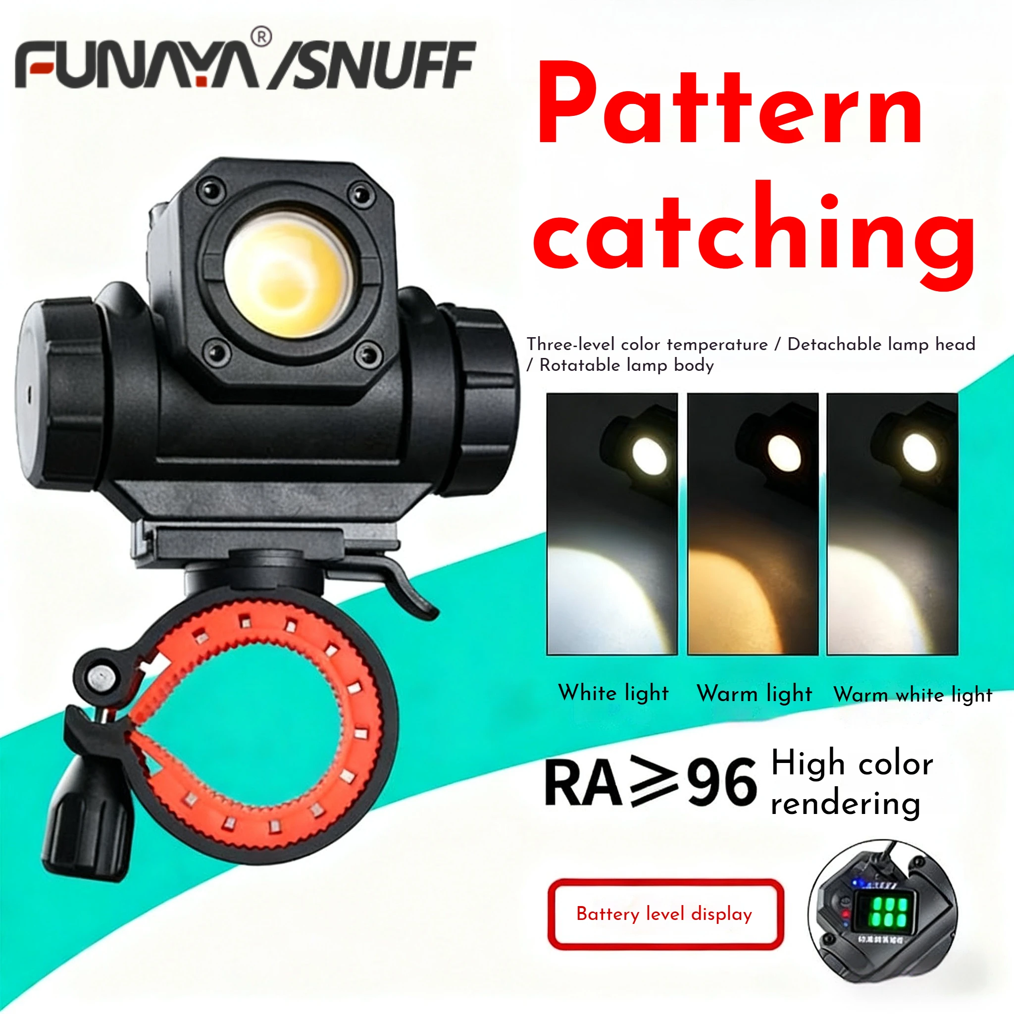 

FUNAYA N Repair Light, Special LED for Auto Body Sheet Metal & Painting, Rechargeable Spray Gun Light, Professional Work Light