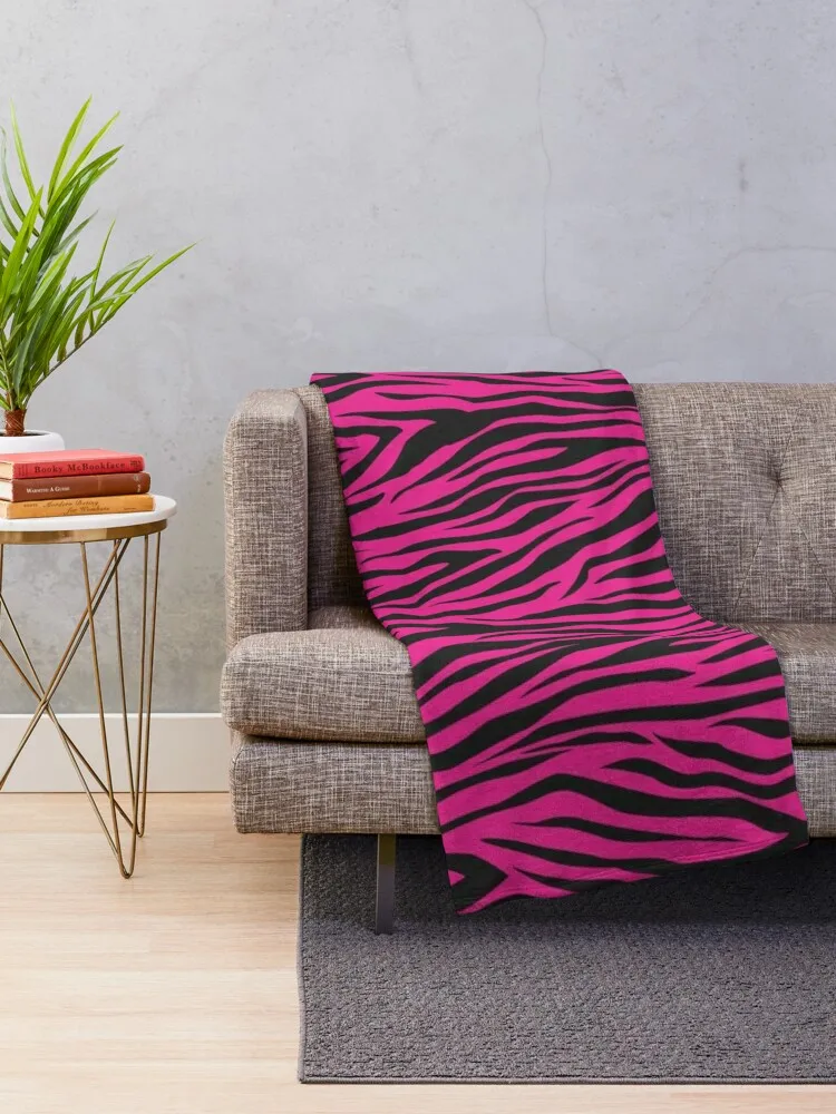 Pink Zebra Print Throw Blanket Soft Blanket Heavy Blanket Blankets For Baby