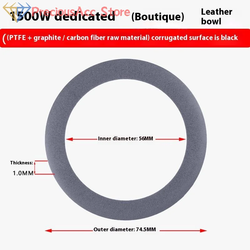 5Pcs Piston Ring Air Compressor Parts Bowl Ring Wear-resistant Nebulizer Ventilator Medical Air Pump Piston Ring