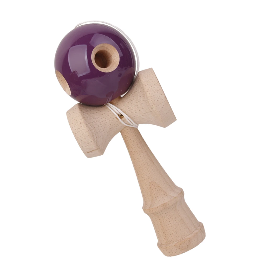 Wooden KENDAMA Full Size Ball Education Traditional Japanese Skill Game Toy