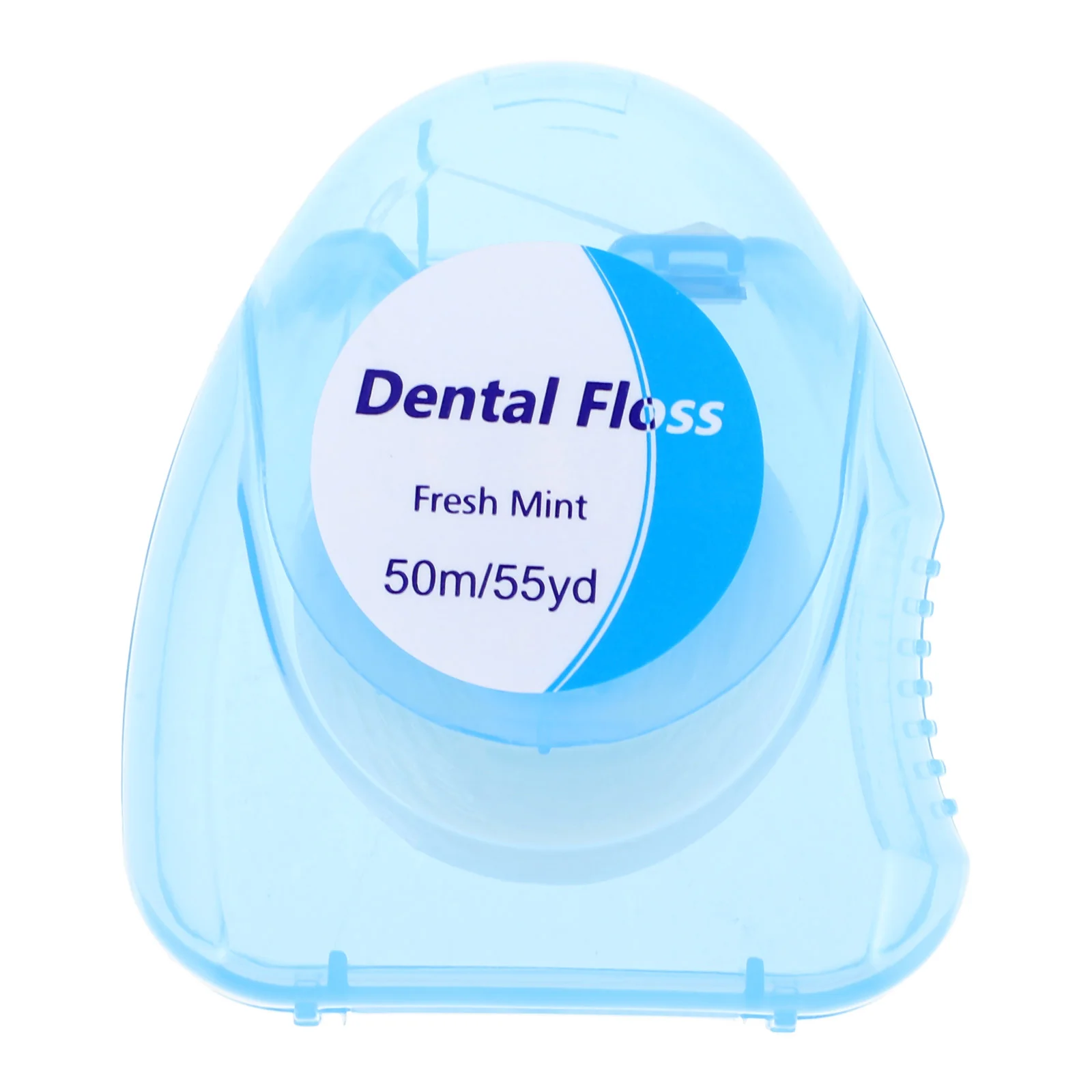 1PC 50M Dental Floss Ultra Thin Flat Interdental Cleaner Micro Wax Mint Dental Flosser Random Style