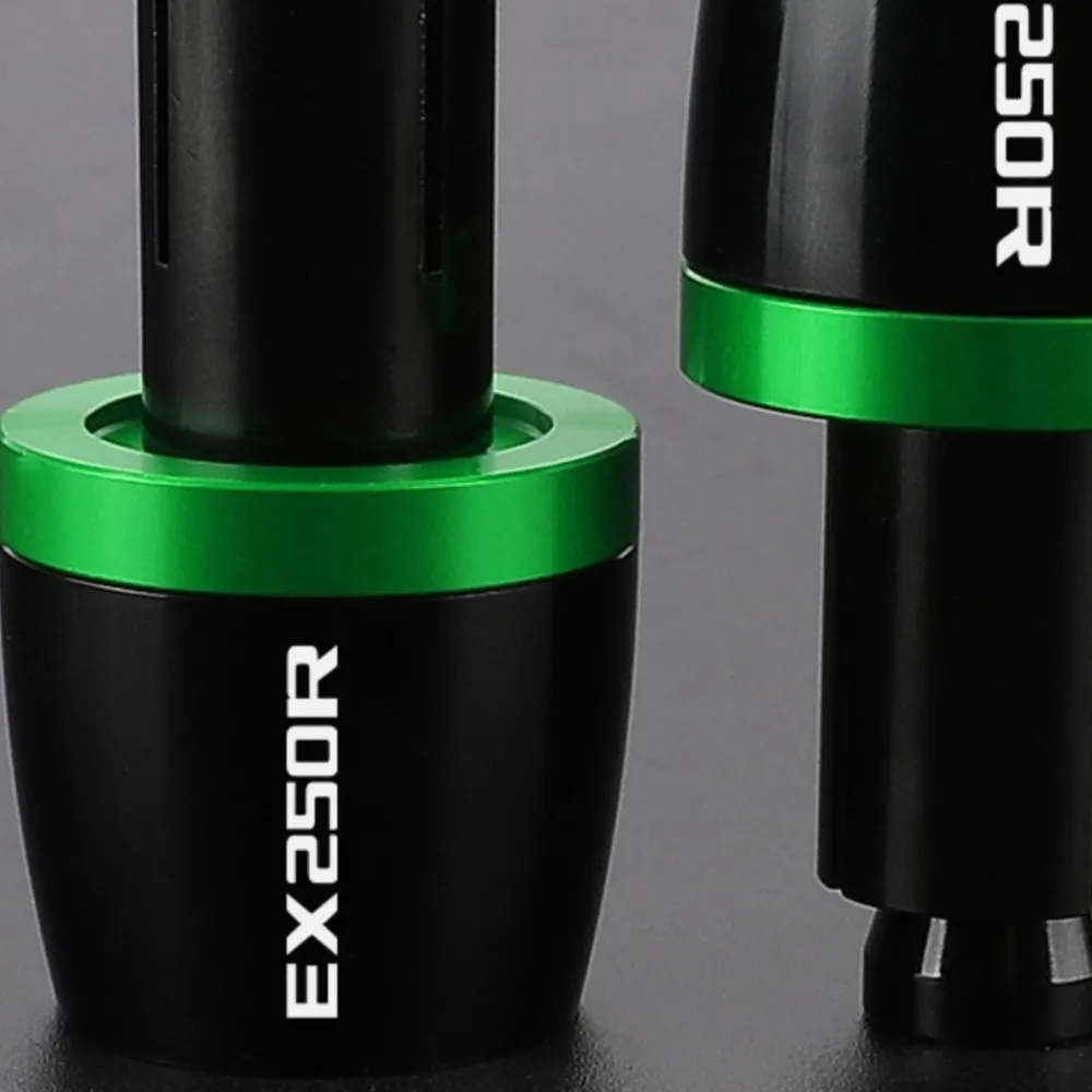 

FOR KAWASAKI EX250R 2008-2024 2022 2021 2020 2019 EX 250R ﻿Motorcycles Handlebar Grips Bar Ends Cap Counterweight Plug Slide﻿