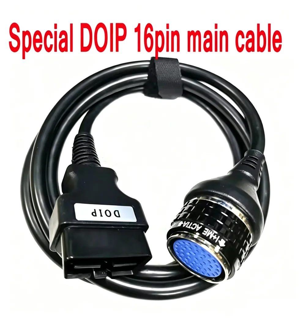 MB Star C4 DOIP SD Connect 4 Multiplexer WIFI OBD 2 Cable 16 38PIN/14PIN/OBD LAN Main Cable FOR MB Star C4 C5 Diagnostic Tool